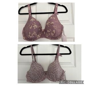 NWT Ambrielle set of 2 underwire bras 34B